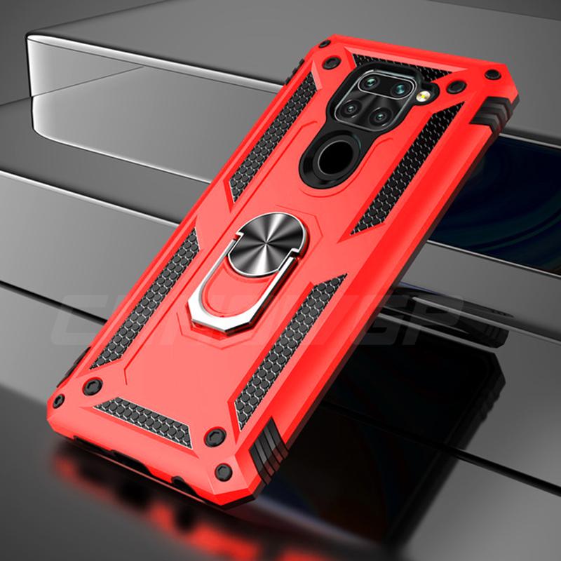 For Redmi Note 9S 8 9 Pro Max 8T Case Luxury Armor Car Magnetic Back Cover For Xiaomi Redmi 9 8 8A Mi Note 10 Lite Pro Mi10 Coque PC Silicone Case