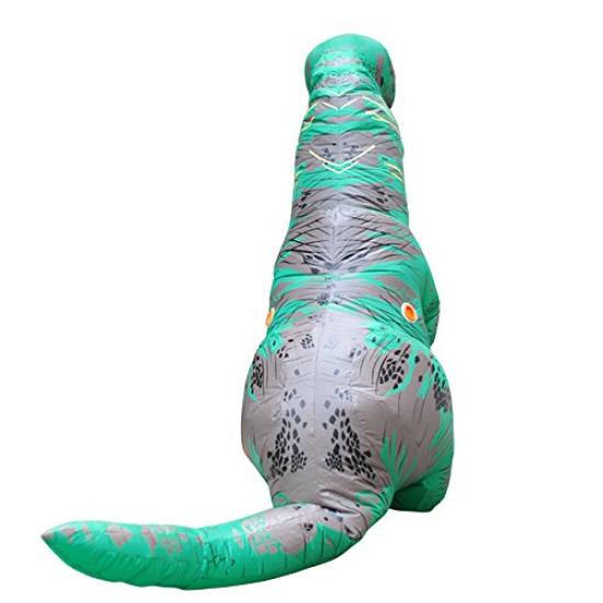 Rruonshully Halloween Dinosaur Dinosaur Rider Tyrannosaurus Lightweight Monster Costume for Fun Animal Green Kigurumi, Costume, Brown, Rex,