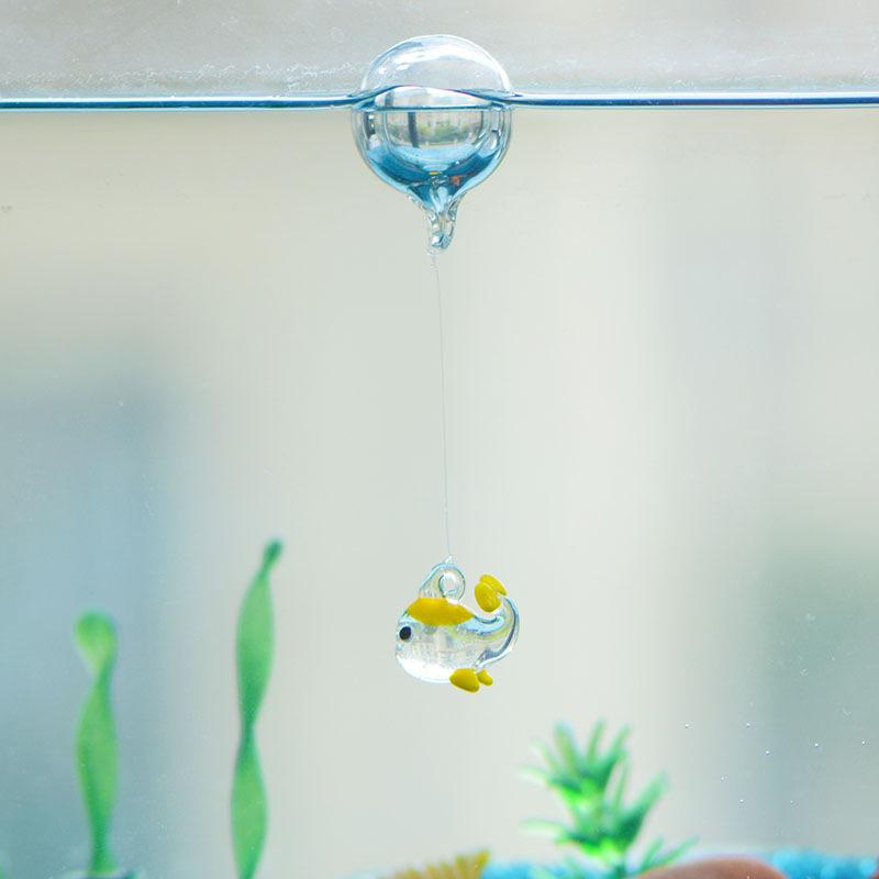 

Подвесной шар для аквариума, плавающие украшения, стеклянный светящийся кит, плавающий шар, пузырь, креативное украшение для аквариума