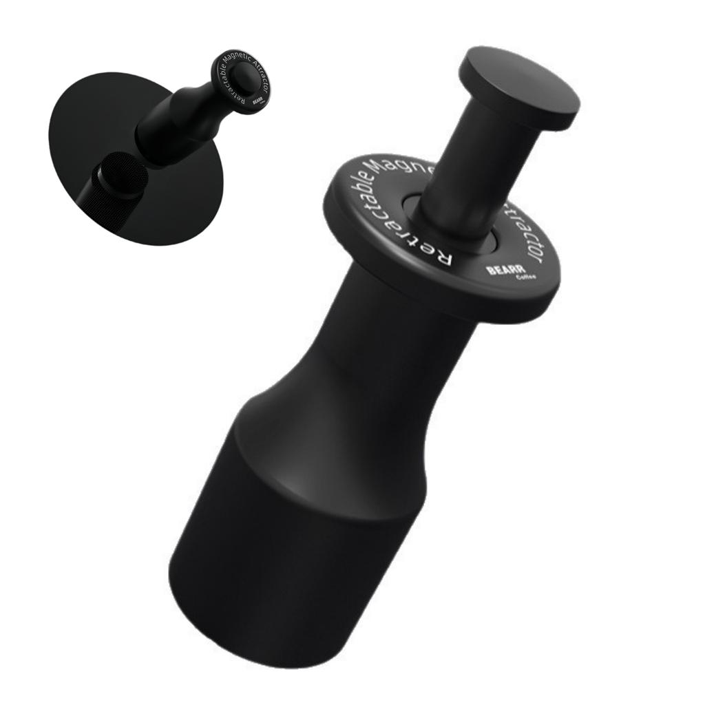 Espresso Machine Coffee Puck Screen Magnet Tool with Adjustable Magnetic Strength Lightweight Aluminum Alloy Coffee Accessory