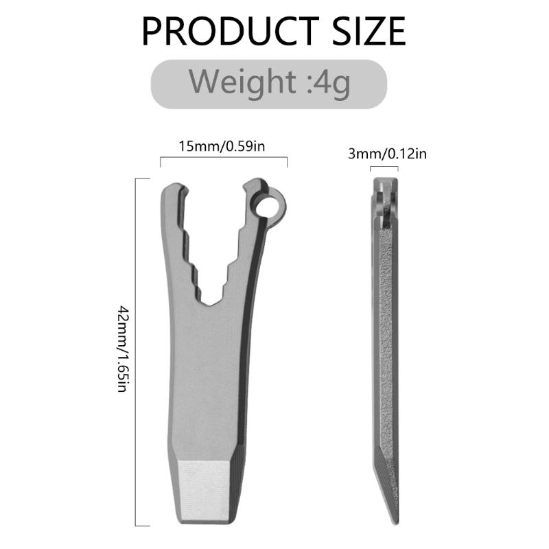 Metal Alloys Crowbars Bottle Opener Small Pry Bar Tool Keychains Pendants Outdoor Camping Tool Keyrchain Accessories