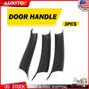 For BMW X6 F16 2015-2018 Interior Door Handle Pull Cover 3Pcs Black Trim Set US