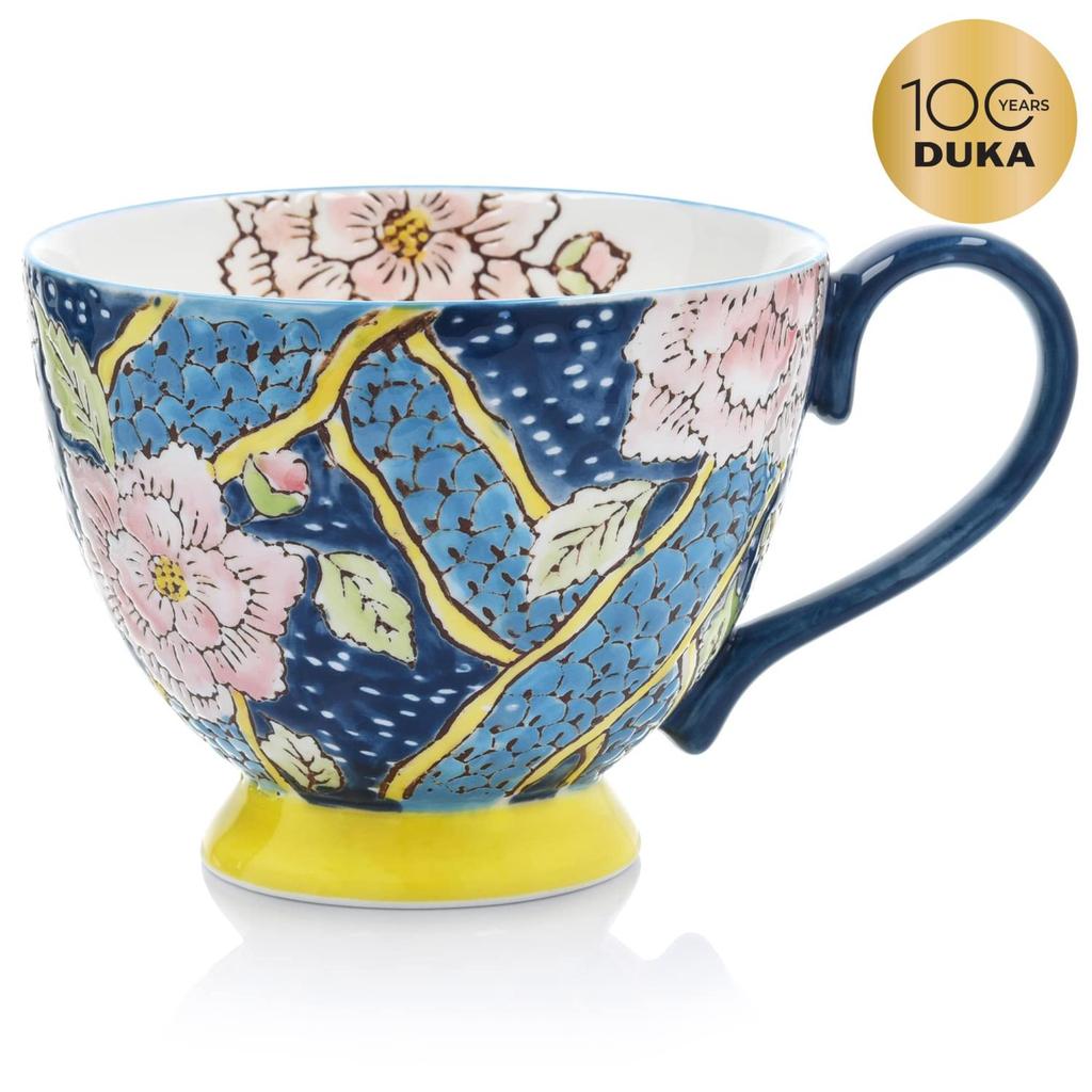 Stoneware Mug with Flowers, & , Florist DUKA