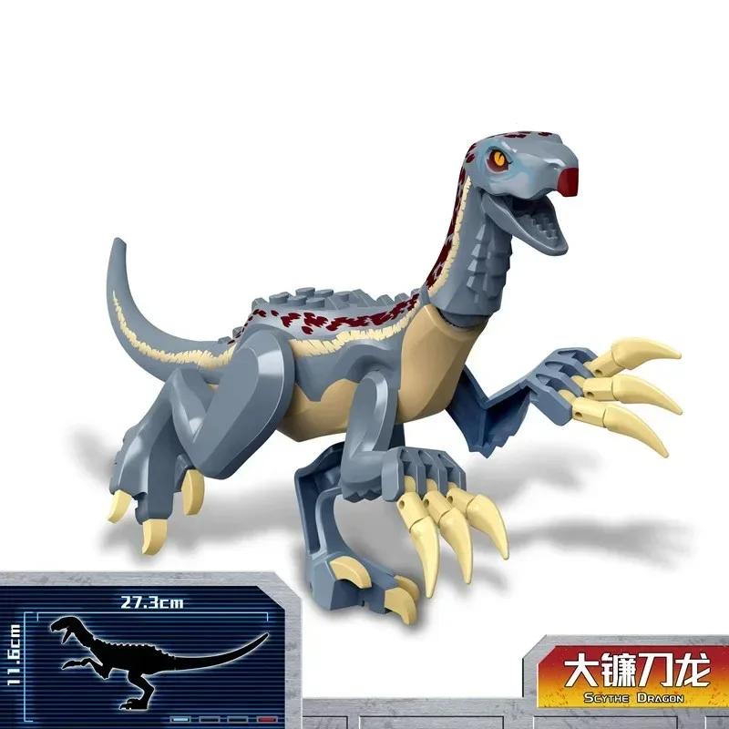 2025 Jurassic Dinosaurs World Park Spinosaurus Baryonyx Therizinosaurus Indominus Rex Building Blocks Bricks Kids Xmas Toys