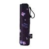 Sanrio My Melody & KUROMI ( All-over Pattern Black ) ANNA SUI Folding Umbrella for Sun and Rain Japan NEW