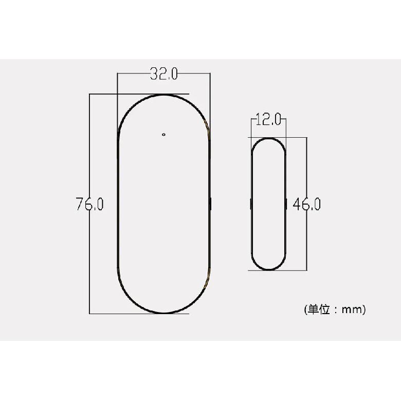 Smart Life App Smart Door Open/closed Detectors Wifi Window Sensor Independent Magnetic Smart Door Sensor Alexa Tuya App Control