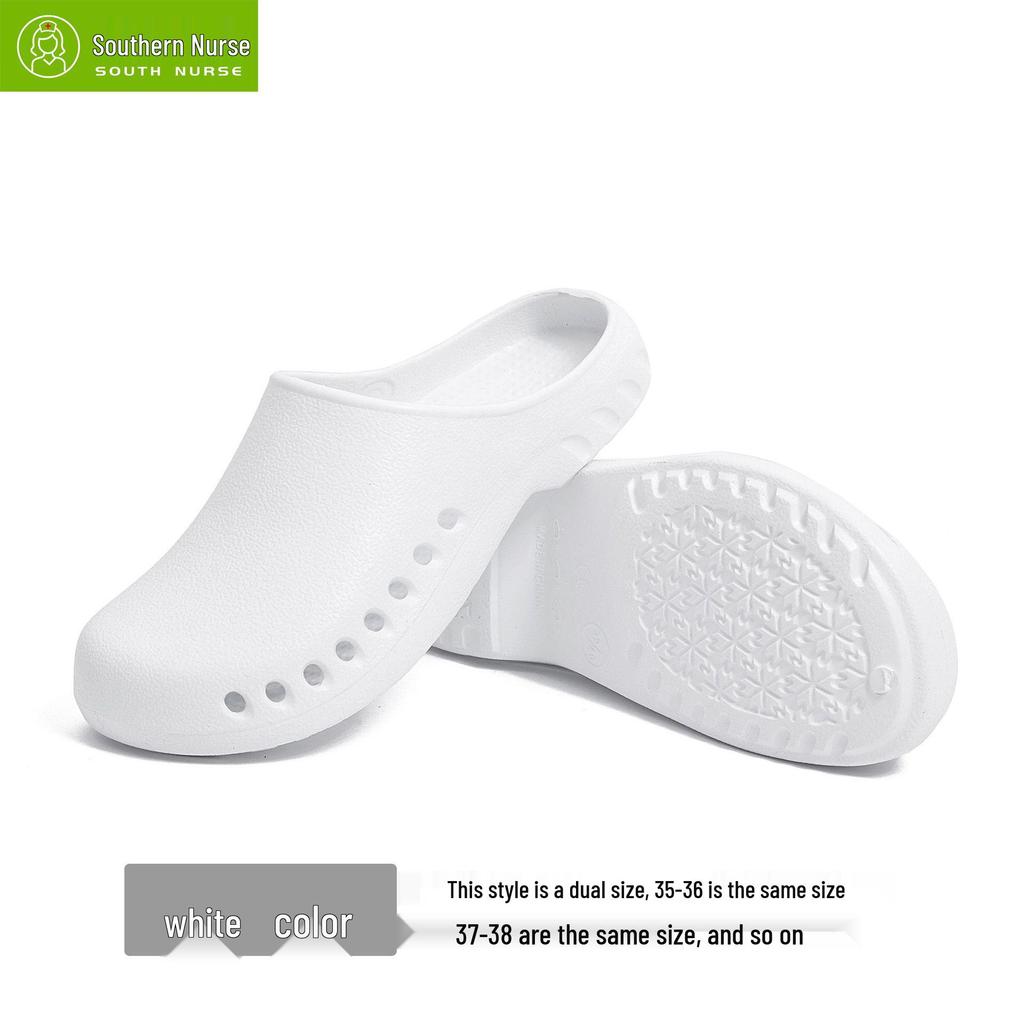 Non-Slip Closed Toe Surgical Slippers: Lab & Operating Room Protective Footwear for Nurses