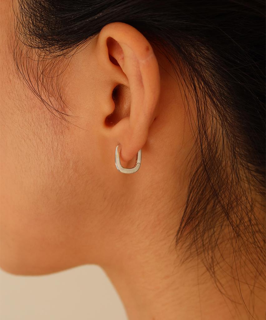 Febor U-Line Earring_Silver