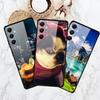 For Samsung Galaxy A05s 4G Cell Phone Cases PC+TPU+Tempered Glass Anti-fall Shell