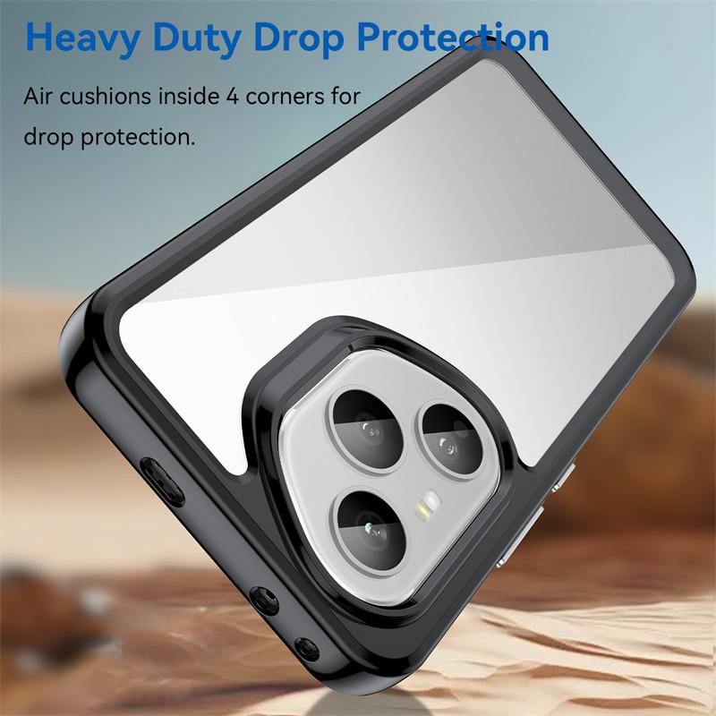 For Honor 400 Pro Global Case Honor 400 Honor 400 Pro Global Cover Funda Clear PC + Silicone Shockproof Protective Phone Cover