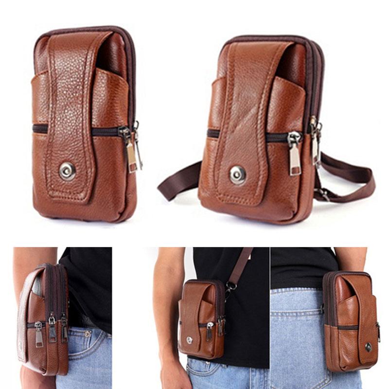 

Мужская сумка из искусственной кожи, поясная сумка, кошелек, чехол для мобильного телефона, поясная сумка, сумки через плечо
