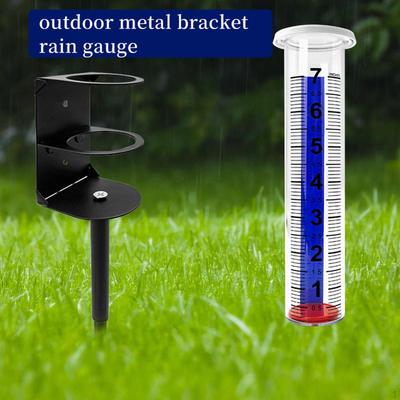 Rain Gauge Decorative Measure Gauge,with Stake with Scale Measuring Tool for Fence Landscape