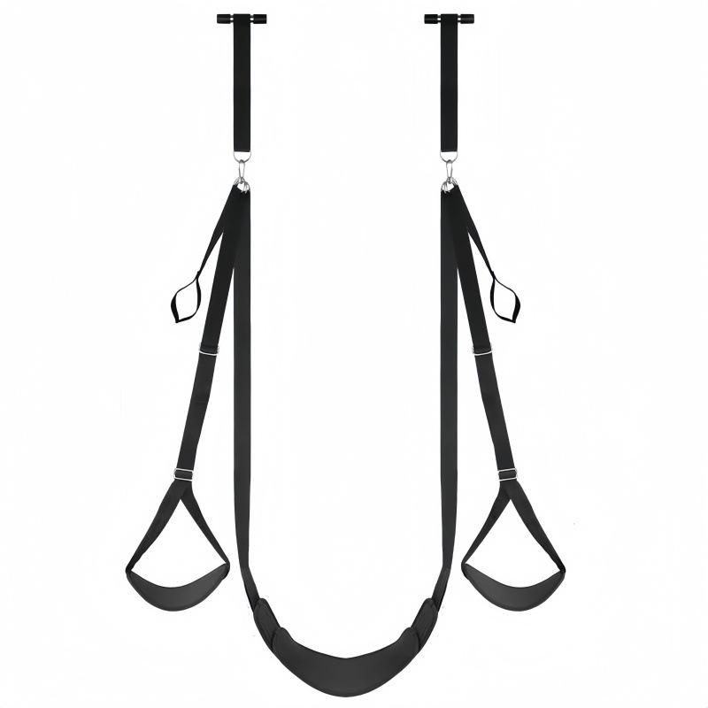 Carmen Swing with Cushion Doorway Restraint & Leg Spreader - Couple's BDSM Alternative