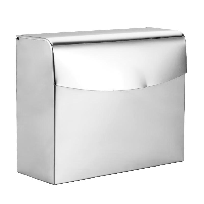 Jikemi Punch-Free Stainless Steel Waterproof Toilet Paper Holder