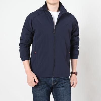 Spring and Autumn New Men's Jacket Trench Coat Medium and Long Quick-drying Clothes Large Size Outdoor Casual Coat