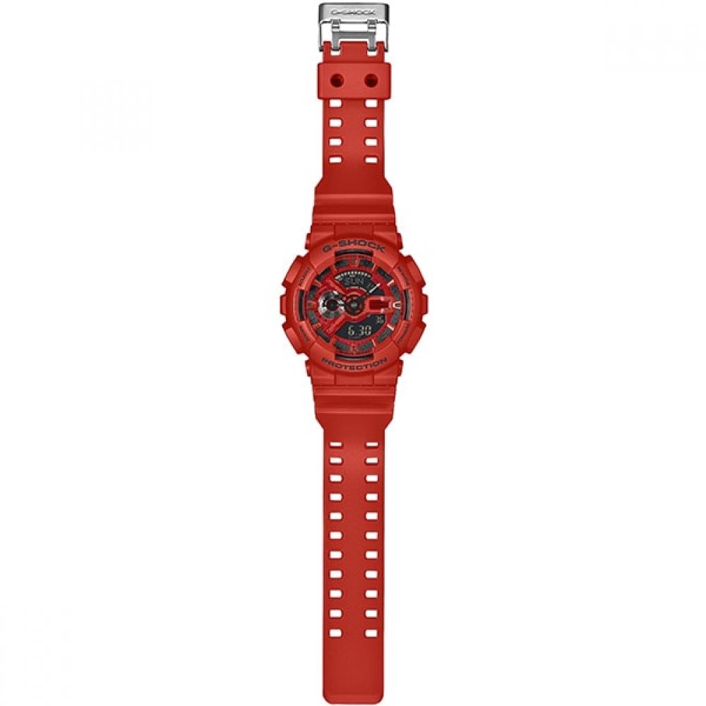 Casio G Shock G Shock Iconic Red Series Ga 110rrb 4ajf