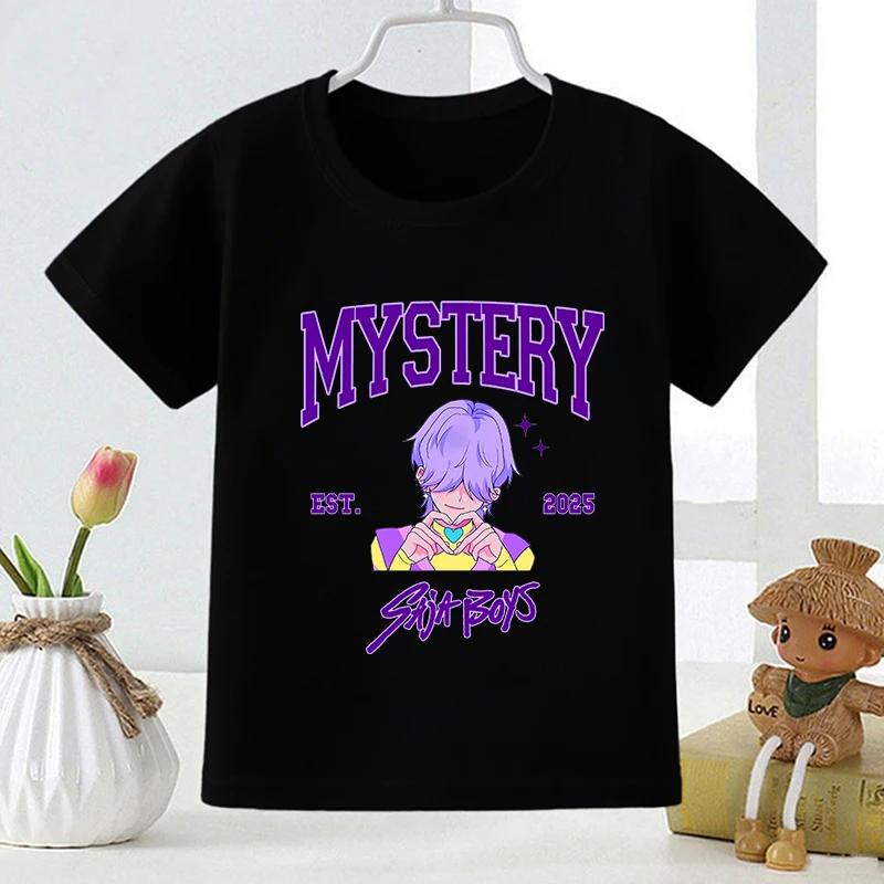 Kpop Devil Hunter Saja Jongens Gedrukt Mode Kinder T-shirt Meisjes Zomer Top Kinder Korte Mouw T-shirt