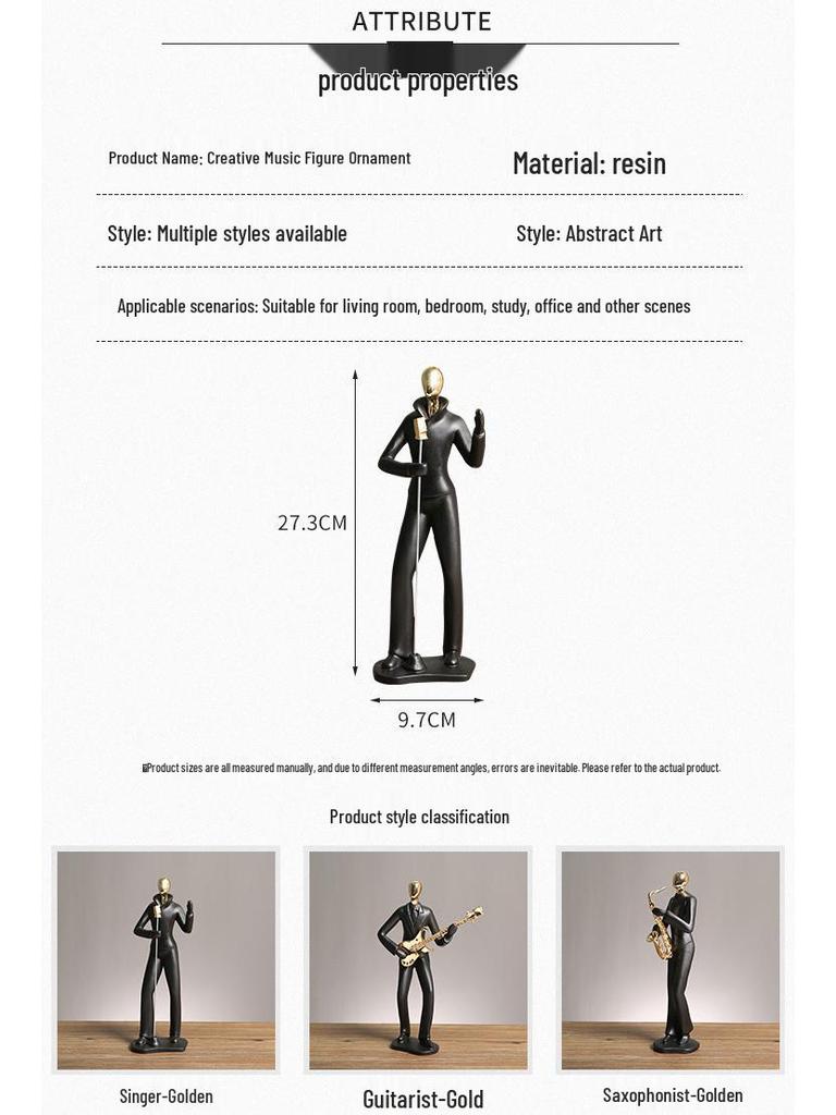 Elegant Figure Ornament: Light Luxury and Personality for Entrance, TV Cabinet, Wine Cabinet, or Study Decor