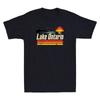 Retro Sunset Great Lakes Lake Ontario Funny Beach Graphic Vintage Men's T-Shirt