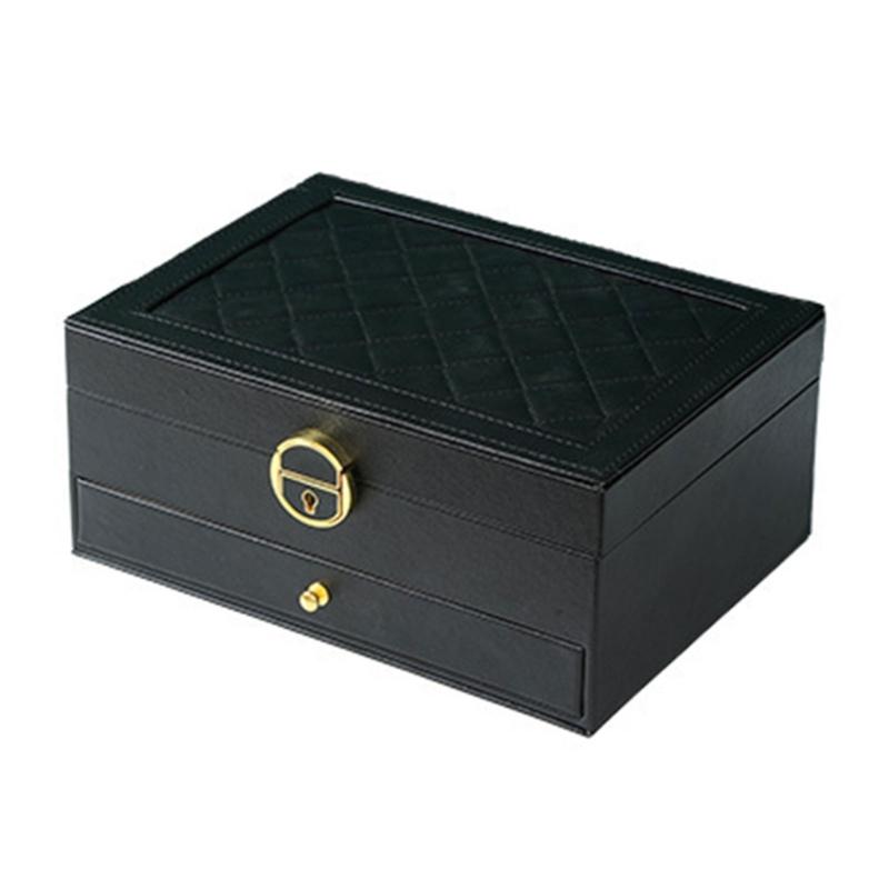 Elegant Jewelry Holder Spacious Multi Tiered Necklace and Earring Organizer with Compartments Jewellery Stoarge Box