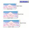 Cute Cartoon Rabbit Heart Cloud Gaming Mouse Pad Playmat 24"X14" MTG TCG Office Desk Mat for Work Game PC Laptop Carpet MousePad