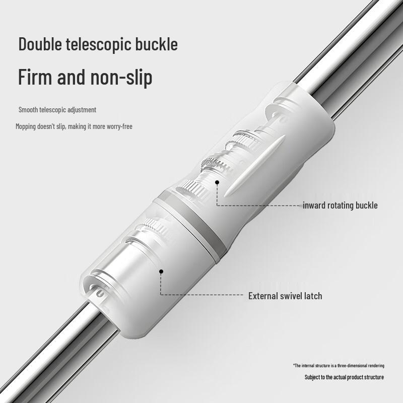 Hao Xi Fu Dual-Drive Spin Mop System with Stainless Steel Basket