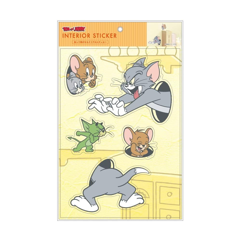 T s Factory Tom and Jerry Interior Sticker Peekaboo H257 x W182mm TJ-5545459HY