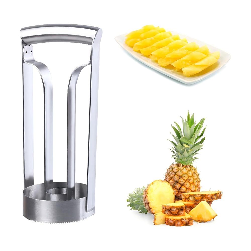 Pineapple Meat Extractor Pineapple Slicer Stainless Steel Pineapple Meat Extractor Core Peeler Multifunction Fruit Slicer Peeler Tool for Kitchen