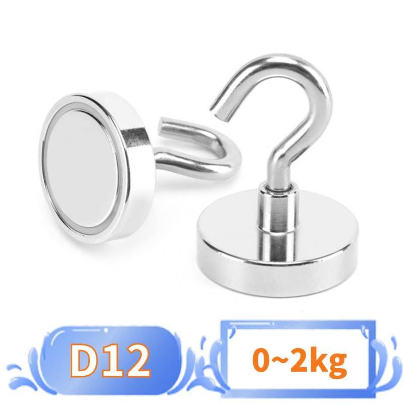 10/5/1 Stück Metall Starke Magnetische Haken Wandmontiert Schwerlast Magnetischer Haken Schlüssel Mantel Hängeaufhänger Zuhause Küche Badezimmer Aufbewahrung