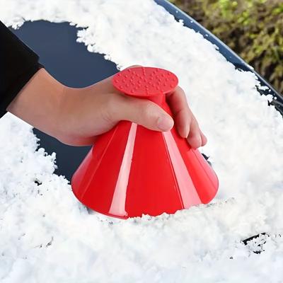 Car Window Windshield Magic Ice Scraping Oil Funnel Snow Shovel Winter Car Accessories