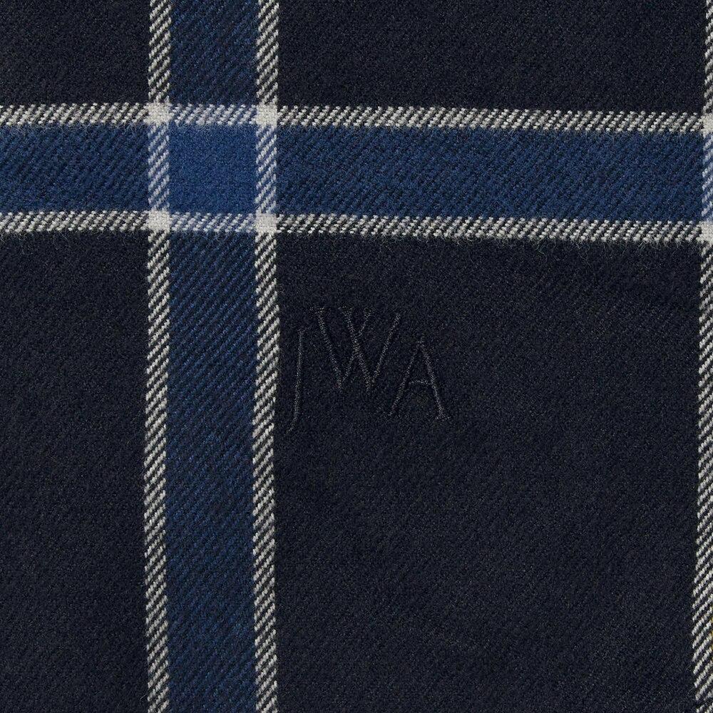UNIQLO JW Anderson Checkered Button Flannel Long Sleeve Shirt Men shirts Black 462143-09