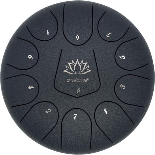 

One Tone ONETONE Язычковый барабан, Мажорная гамма ре, 11 нот, 10 дюймов, темно-синий, OTTG-10/NV. Включает специальную сумку, руководство по эксплуатации (с нотами), два молотка