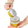 Disposable Round Aluminum Foil Baking Bowls with Lids