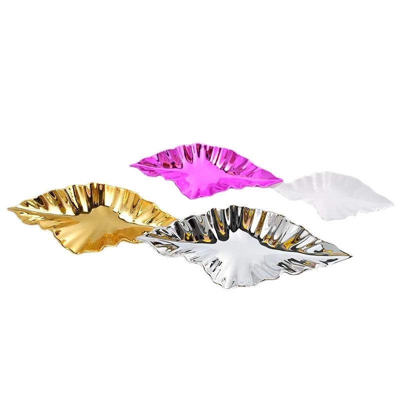 Leaf Wall Accents Wall Decoration Art Soft Decoration Creative Artworks Living Room Bedroom Wall Decoration Hanging Pendant