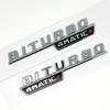 3D Guardabarros De Coche BITURBO 4MATIC Ignia Emblema Pegatina Para Mercedes C43 AMG W205 W204 E43 W213 W212 GLC43 GLE43 W166
