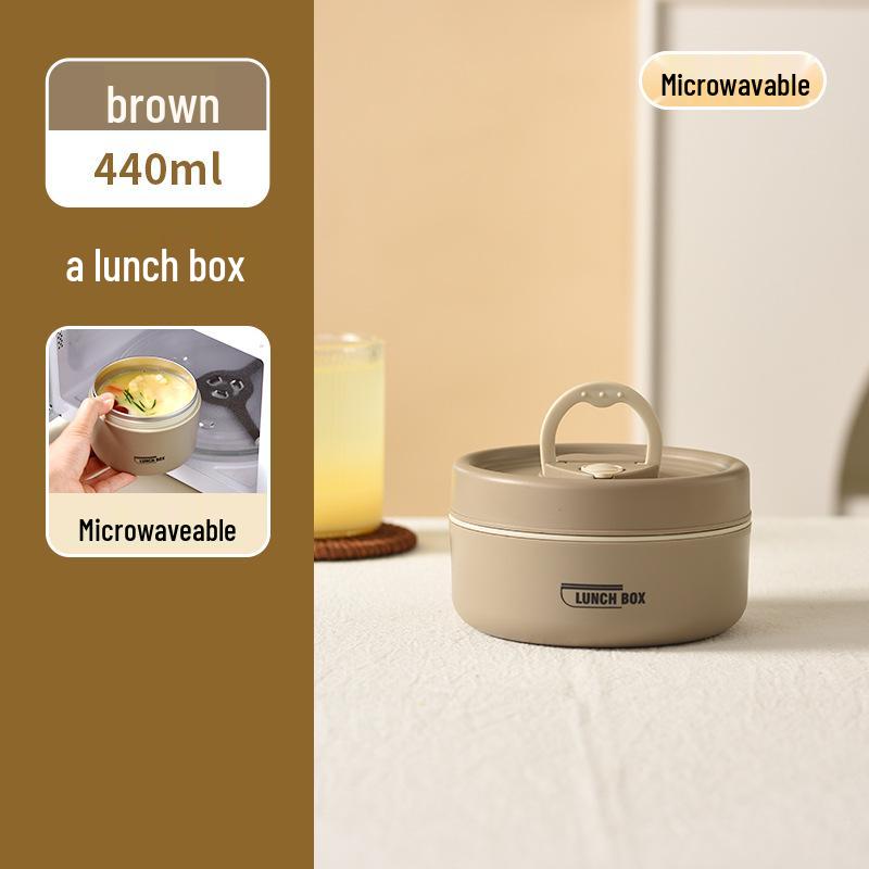 304 Stainless Steel Leak-Proof Multi-Layer Insulated Lunch Box for Office Workers & Students, Microwave Safe & Portable