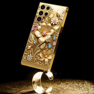 Coque de téléphone haut de gamme en verre plaqué et TPU pour Samsung Galaxy S26 S25 S24 S23 S22 S21 FE, Ultra, Plus Résistante aux chutes