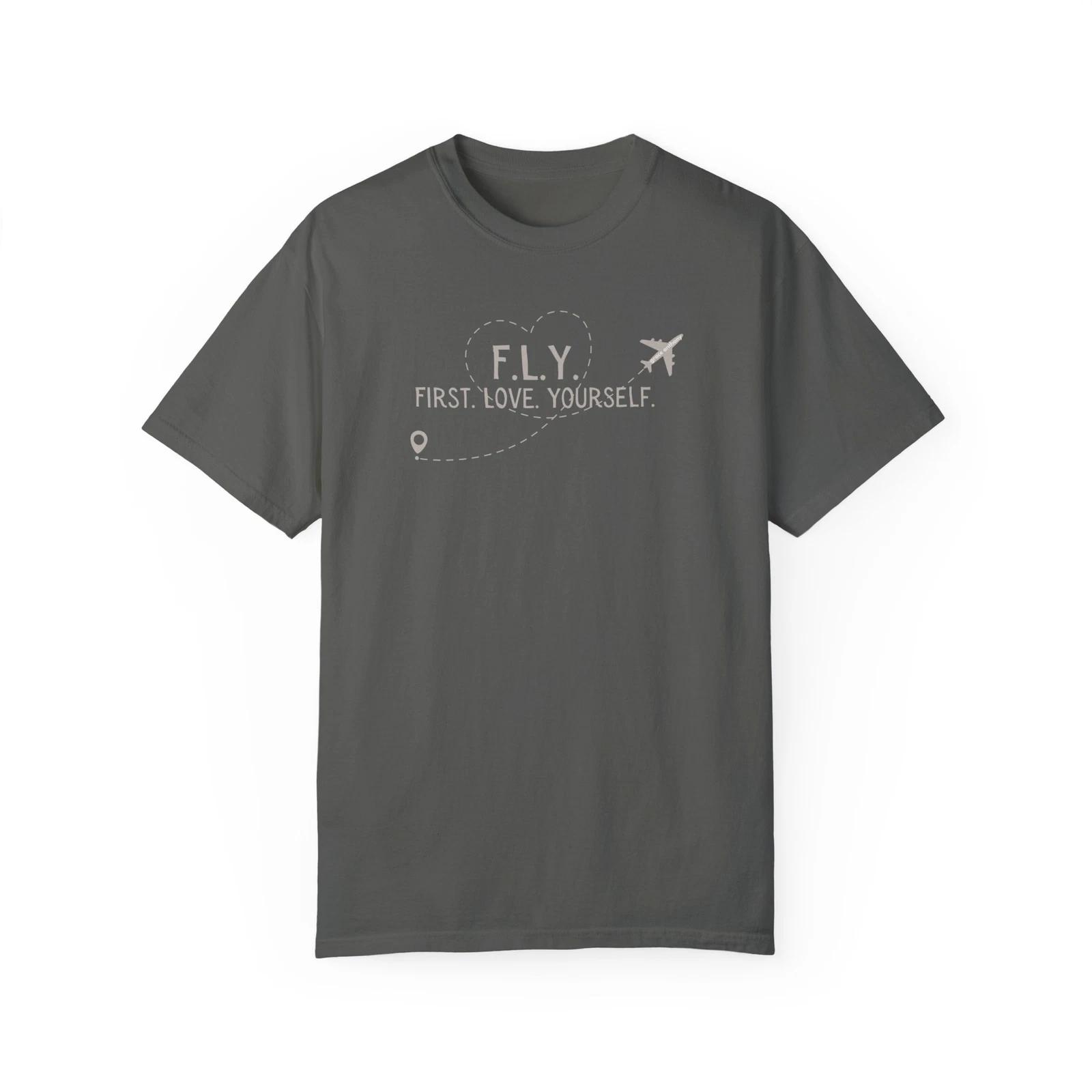 First Love Yourself Graphic Oversize T-Shirt Self Love Care Motivation Gift 4XL