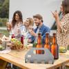 Stainless Steel Beer Cup Holder Wear Resist Beer Bottle Carrier Reusable Heavy Duty Can Opener for Bar BBQ Beer