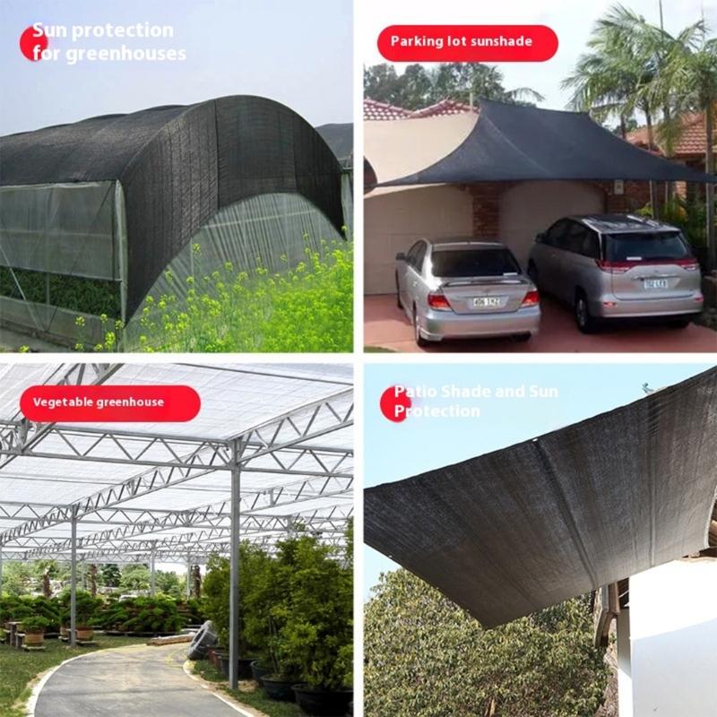 Heavy Duty Black Shade Cloth Sunshade Mesh For Backyard Garden Greenhouse And Outdoor Structure