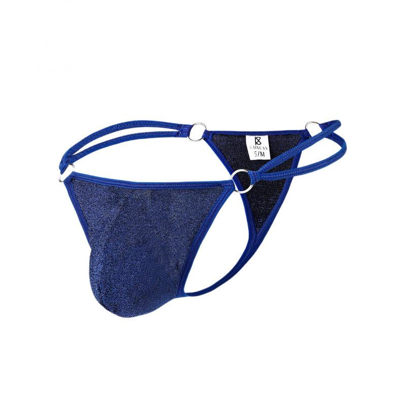 Men's Summer Stereo Bag U-shaped Design Ice Silk Breathable Thong Underwear