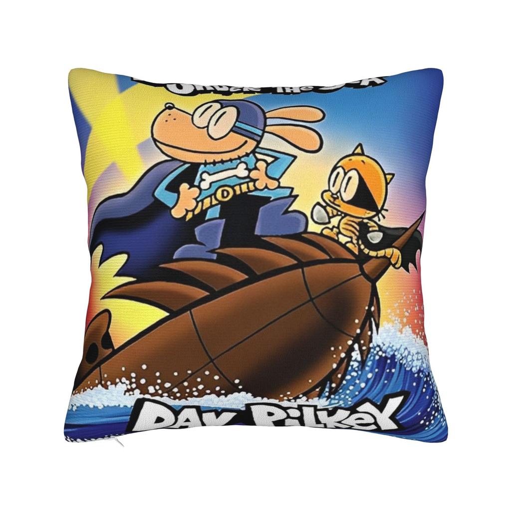 Dog Man Comic Pillow Cover Accessories Printing Cushion Cover Decor  Pillow Case Cover Seat Multiple Sizes