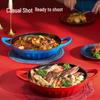 Jingdong Jingzao Cast Iron Enamel Stew Pot, 28cm