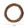 10-40cm DIY Floral Wreath Round Natural Rattan Ring Christmas Garland Hanging Flower Craft Ornament Wedding Window Decoration