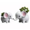 Creative Hand-Painted Succulent Ceramic Flower Pot Simple Modern Balcony Desktop Cartoon Puppy Flower Pot Flower Device