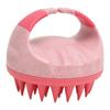 Hair Shampoo Brush with Soft Silicone Bristles Promote Blood Circulation Light Scalp Massager for Straight Curly Hair