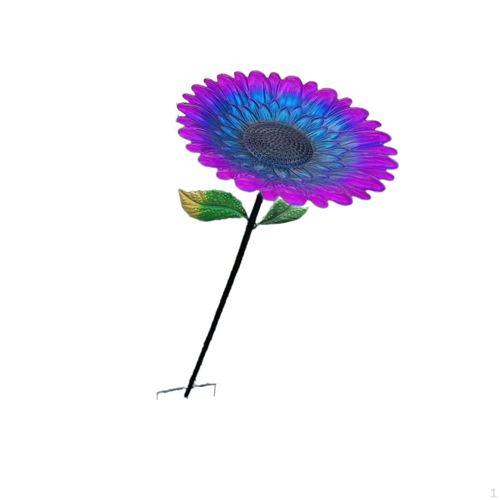 Bird Feeder Bath for Lovers,Metal Outside, into Ground Tray Courtyard Lawn blue purple