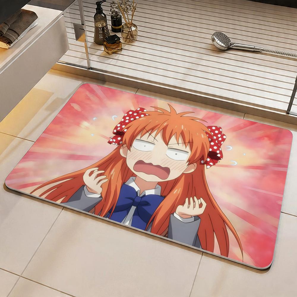 Anime Monthly Girls' Nozaki-kun Floor Mat Eco Diatomite Antibacterial Odor-Resistant Floor Mat & Drain Pad for Kitchen &Bathroom
