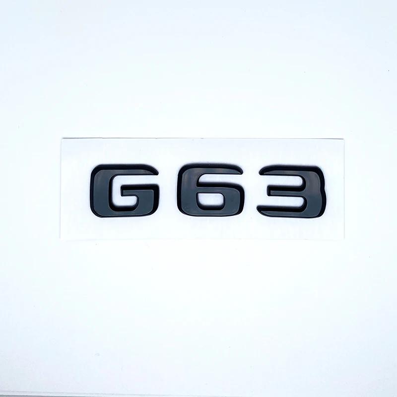 AABGR1 2017 Flat Letters G63 G65 V8 Biturbo V12 Biturbo Emblem for Mercedes Benz W463 Car Side Fender Trunk Nameplate Logo Sticker