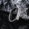 Cuervo, Anillo de Acero de Titanio, Anillo Dominante para Hombre de Negocios, Anillo Geométrico Sólido Simple